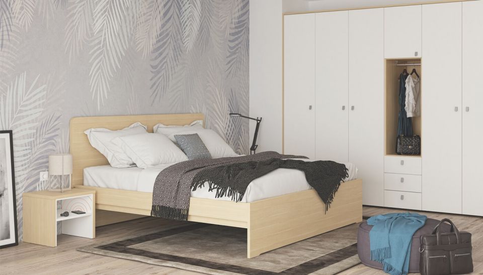 Klasična postelja Alples Magnet 180x200, 160x200, dolžina tudi 210 in 220 cm