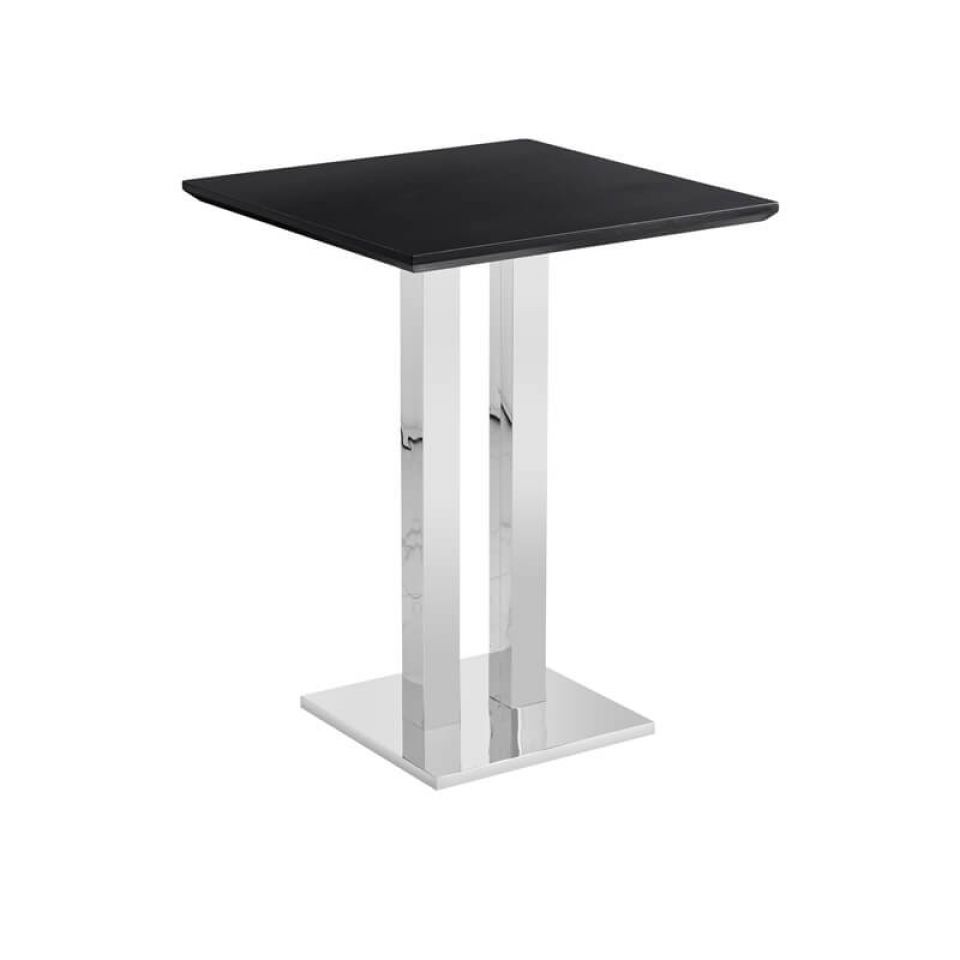 Barska miza, model Foby, material MDF, dimenzija 80x80 cm, višina 106 cm