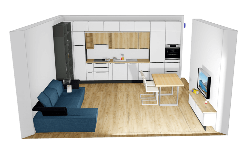 3D izris stanovanja